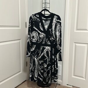 Faux Wrap Dress